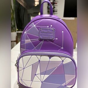 NWT Loungefly Disney Parks Purple Wall Mini Backpack